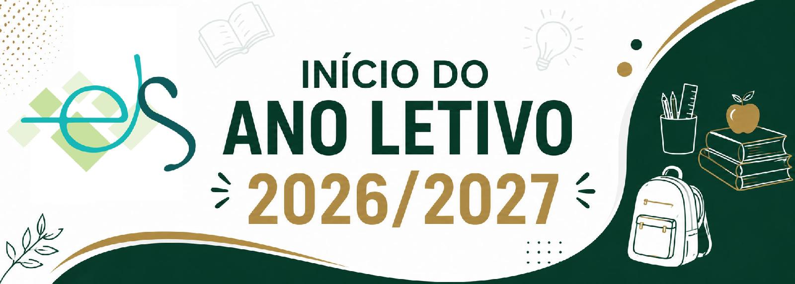 Início do ano letivo 2026/2027