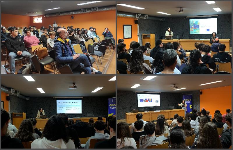 Alunos do 9.º e 11.º anos participam em ação sobre a União Europeia