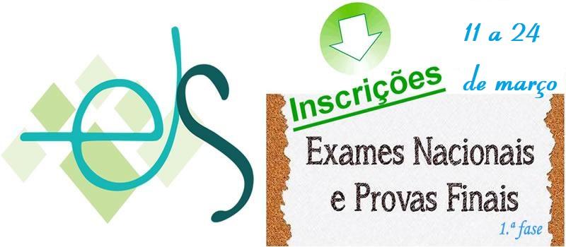 -->SUSPENSO<--  Inscrições Exames 2019/2020